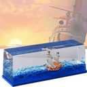 PTAEXCEL Unsinkable Boat in a Box, Unsinkable Cruise Ship Toy, Cruise Ship Fluid Drift Bottle, Cruise Ship Fluid Drift Model Decoration, Home Decoration Toys Gift. (D)