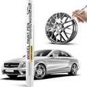 Silver Rim Touch Up Paint,Wheel Touch Up Kit Wheel Paint Rim Paint Pen Car Scratch Repair Pen Quick And Easy Repairs for Curb Rash, Scuff And Scratch,Universal Color