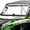KEMIMOTO UTV Flip Windshield Compatible with 2020 2021 2022 2023 2024 2025 Kawasaki Teryx KRX 1000, Scratch Resistant 1/4" Thick Polycarbonate Hard Coated Front Full Windscreen