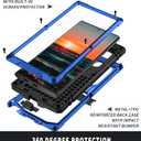 JGY Samsung S23 Plus Metal Case with Kickstand Built-in Screen Protector Camera glass Sturdy Military Aluminium Armor Durable Full Body Heavy Duty Shockproof Drop Tested Case for S23 Plus (Blue)