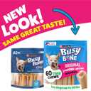 Purina Busy Bone Adult Toy Breed Dog Chew Bone Treats, Tiny - 60 ct. Pouch