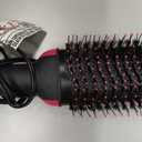 Dual Voltage Hair Dryer Brush with Negative Ion Anti-frizz Styler - Hot Air Volumizer for 110V-120V/220V-240V European and Travel Use