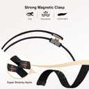 10 x Stretchy Band with Magnetic Clasp Compatible for Apple Watch Bands Women Men 38mm 40mm 41mm 42mm 44mm 45mm 46mm 49mm, Nylon Sport Solo Loop for iWatch Series 11/10/9/8/7/6/SE/5/4/Ultra 3 2 1 (Black)