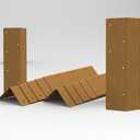 12Pcs Raised Garden Bed Corner Brackets 11"3"3", Ultra-Adaptive Cor-Ten Steel Design, Fits 12"-24" Garden Beds, Vibrant Color Changes, Stackable for Height, Durable and Pre-Rusted