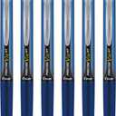 Pilot Precise V10 RT Retractable Liquid Ink Rollerball Pens, Bold Point, 1.0mm, Blue Ink, 6 Count