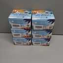 6 x 40 Oz Tumbler Flip Straw Lid for Stanley Quencher, Silicone Leak Proof Replacement Cover Reusable, Splash Resistant Cup Lids Accessories with Cleaning Brush Set (Cream)