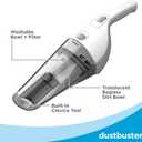 BLACK+DECKER Cordless Lithium Handheld Power Vacuum with Wall Mount Base and Charger, White (HNV220BCZ10FF)