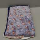 1 Pack 3 Blankets Super Soft Fluffy Premium Fleece Pet Blanket Flannel Paw Printed Throw for Dog Puppy Cat (Medium 30x20'', Beige, Grey, Navy)
