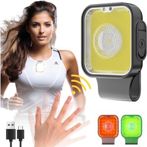 Yls Running Lights for Runners, Rechargeable Clip on Light with 12 Lighting Modes, LED Night Safety-Light for Walking, Camping, Hiking, Jogging, Outdoor Adventure, Black Yls Running Lights for Runners, Rechargeable Clip on Light with 12 Lighting Modes, LED Night Safety-Light for Walking, Camping, Hiking, Jogging, Outdoor Adventure, Black