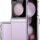 Vihibii for Samsung Galaxy Z Flip 5 Case with Hinge Protection & Screen Protector, Military Grade Drop Protection Durable Sturdy Slim Ultra Thin Protective Phone Case for Z Flip 5 5G 2023, Clear