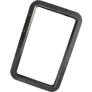 JR Products 11021 Black RV Deluxe Entry Door Window Frame