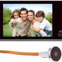 3.5 inch Digital Doorbell LCD 120 Degree Eye Electronic Peephole Doorbell Color IR Camera Door Viewer Powered by 4Pcsx AAA Batteries(not Included)