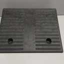 Curb Ramp 1.6" Rise Rubber Curb Ramps for Driveway Curb Ramps for Sidewalks Car Ramps Door Threshold Ramp Shed Ramps for Riding Mower 7000 LB Capacity