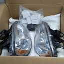 Freightliner Headlights for Columbia 2004-2017,Replacement Headlamp DOT and SAE Approved (CRYSTAL, Pair)