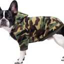 Camo French Bulldog Clothes Dog Hoodie Sweatshirts with Pockets for Small Dogs Puppy Chihuahua Coat Clothing Pet Cat Hoodie Fleece Dog Sweaters Costume