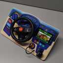 Melissa & Doug Vroom & Zoom, Interactive Wooden Dashboard, Racing Car Steering Wheel Toy, Lights & Sounds, Preschool Learning Toys for Girls & Boys 3+ - FSC Certified