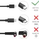 45W Type USB C Laptop Charger Compatible with Lenovo Chromebook C330 S340 100e 300e 500e C340 S330 2nd Gen,ThinkPad Yoga T480 T580 E490 E580 C630 C940 720 910, Adapter ADLX45YLC2D Power Supply Cord