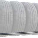 MaxxHaul Adjustable Wall Mount Folding Tire Rack 32 to 48 Inch Width 300 lb Capacity Heavy Duty Steel Garage Tire Storage Holds 4 Tires 70489
