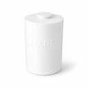 Decorative Sharps Container, 1 Liter/ 1 qt, Bathroom Counter Storage, White