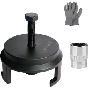 For GM LS Harmonic Balancer Puller 25264 Crank Pulley Puller with 22mm Socket, Automotive Replacement Engine Quickly Removes Harmonic Balancers without Tapped Holes