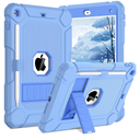 BMOUO Case for iPad 9th 8th 7th Generation (10.2 inch, 2021/2020/2019), Shockproof Protective iPad 10.2 Case with Built-in Stand/Pencil Holder, Blue