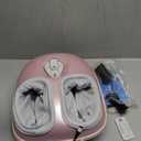 RENPHO Foot Massager Machine with Heat [2026 Upgraded], Shiatsu Foot Massager for Plantar Fasciitis, Mothers Day Gifts for Mom, Cordless Control, Birthday Gifts for Women Men, Pink