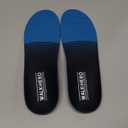 Plantar Fasciitis Insoles for Men Women - Orthotics Inserts, Shoe Insoles Arch Support Flat Feet Inserts Work Boot Insoles for Standing All Day (Mens 9-9 1/2 | Womens 11-11 1/2) (Blue)