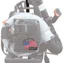 Buyers Products LT20 Backpack Blowers Rack for Open and Enclosed Landscape Trailers, Made in the USA, Holds Landscaping Blowers, Landscape Trailer Accessories