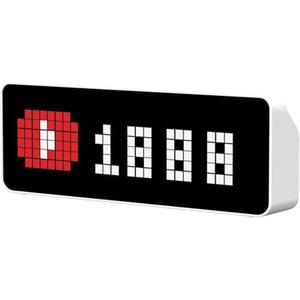ULANZI TC001 Smart Pixel Clock, Gaming Setup Digital Alarm Clock with Weather - Awtrix Simulator - WiFi Connect, Social Media Counter, Retro Pixel Art Clock for Gaming Room,Bedside, Office Decor
