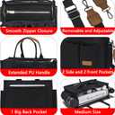 ZHMO Canvas Tote Bag for Women,Women's Bags Crossbody Bags Work Laptop Tote Bag Large Handbags Purse for Travel Nurse Teacher