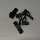 5 PCS Golf Club Holder Club Organizer Durable Polycarbonate Clips for Irons,Woods,Drivers Heavy-Duty Golf Bag Clip-On Holder Golf Accessories (BLACK)