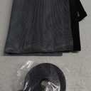 MAGZO Magnetic Screen Door, Fits 34'' x 82'' Door(Mesh Size 36'' x 83''), Reversible Left Right Side Opening, Scratch-Proof Polyester, Pet Friendly, Keep Annoying Creatures Out, Keep Open Straps, Grey (Gray)