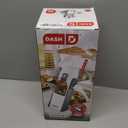 Dash Safe Slice Mandoline - Compact, Foldable Food Slicer - Slice, Dice, Julienne & More - Perfect for Quick Food Prep - Recipe Guide Included - Cool Grey (30+ Presets, Gray)