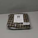 VHC Brands, Black Check, Cotton, 63x36x18, Scalloped Prairie Short Panel, Set of 2, Black