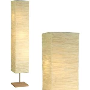 Adesso Three Light Floor Lamp  Natural Wood Base & Adjustable Brightness  Perfect Lighting for Bedroom, Living Room and Corner Decor, Beige