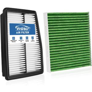 Engine+Cabin Air Filters Fit for HYBRID Hyundai Santa Fe 21-25(1.6L), Sonata 20-25(2.0L), Tucson 22-25(1.6L), Sorento 21-25(1.6L) Engine Air Filter Replace Accessories# 97133L1000 28113L5100