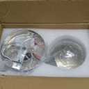 CHYING Pendant Lights Kitchen Island Chrome Modern LED Pendant Light Globe Jellyfish Pendant Lighting Mini Crystal Hanging Light for Dining Room Bathroom Bedroom Bar 6000K Cool White