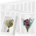 12 Pack 4 x 6 Inches Shadow Box Frame, 3D Shadow Boxes Display Cases 1.2in Depth Picture Frame Case Small Wood Frames Memory Display Cases for Dried Flowers DIY Craft Memorabilia Medals Photos