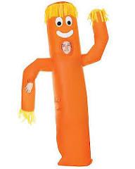 Inflatable Tube Man Costume,Inflatable Costumes for Adult,Wacky Wavy Arm Guy Funny Halloween Costume for Adults
