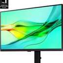 SAMSUNG 27" ViewFinity S6 (S60UD) Series QHD High Resolution Computer Monitor, 100Hz, HDR10, USB-C, Built-In LAN Port, Daisy Chain Support, Easy Setup, Height Adjustable Stand, LS27D606UANXGO, 2024