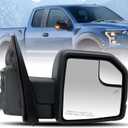 Side Mirror 8Pin For Ford F150 2015-2020 Heated Turn Signal Light With Blind Spot Glass Power Glass FL3Z17682CB (Right Passenger Side)