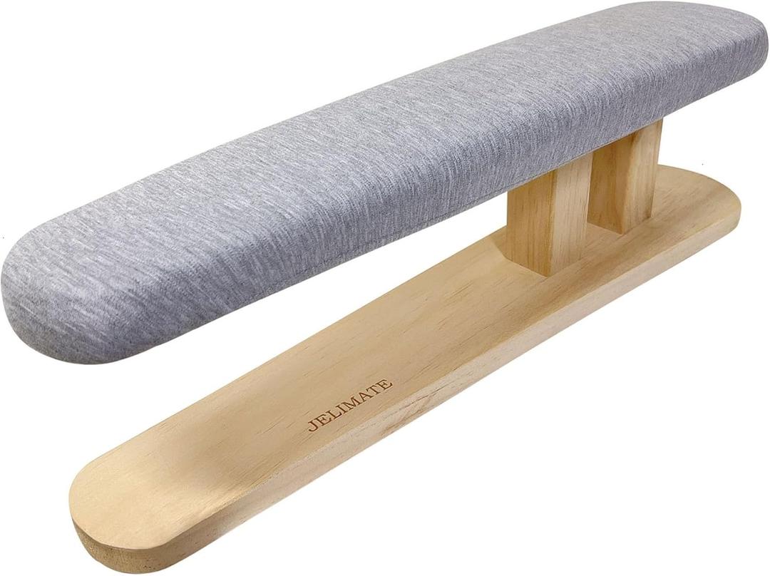 Sleeve Tabletop Ironing Board Portable Chest&sSleeves Ironing Board with Wooden Base for Tailor,Household,Laundry Rooms.