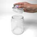 Glass Jar wth Glass Lid, Pack of 4