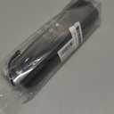 Londo Zippered Genuine Leather Pen and Pencil Case Cosmetic Pouch (Black)