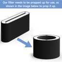 2-Pack 50250-S Replacement Filter Compatible with Honey-Well 24000 24500 50250-S 52500 Purifiers and Kaz 50255 50255-HD Purifiers