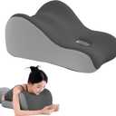 kaobbfacai Intimacy Wedge Pillow for Couples, Memory Foam Cushion-Gray