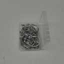 Tuna Circle Hooks Stainless Steel Big Game Saltwater Hook 30Pcs Extra Strong Short Shank Circle Hook 8/0-20/0 (16/0#(30pcs per pack))