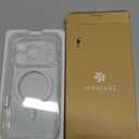 Miracase Magnetic for iPhone 17 Pro Case 6.3" [Compatible with MagSafe] Full-Body Phone Case with Built-in Glass Screen Protector & Camera Control,Drop Proof iPhone 17 Pro Cover, Clear Glitter