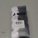 J-BOX Ankle Socks for Women, Women's Cotton Athletic Socks, Casual Low Cut Socks, 6-9, Black/ White, 8-10 Pairs