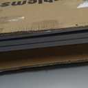 No Pawblems Free Standing Dog Gate with Cat Door, 30'' Tall Foldable Dog Fence for Indoor & Outdoor, Up to 78 Inch Extra Wide Puppy Gate for Stairs, Hallways, Doorways, Deck, Yard (White, 3 Panels)